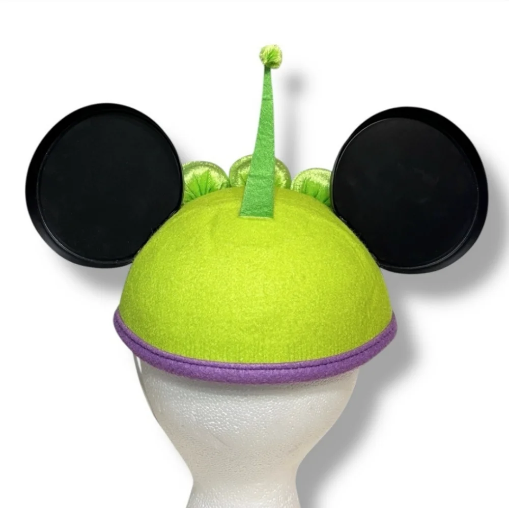 DISNEY Park Exclusive Toy Story Green Alien Black Mickey Mouse Ears Hat